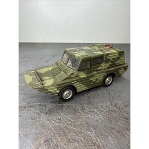 Vintage 1960's MARX Amphibious Jeep Battery Operated Sea-Going SEEP #3309 READ